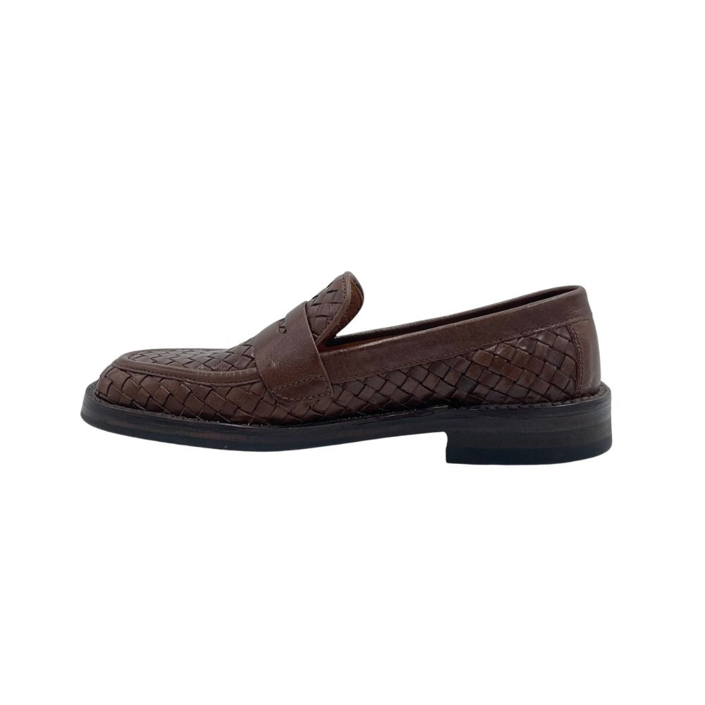 Bubetti Loafer i Flet Tobaksbrun