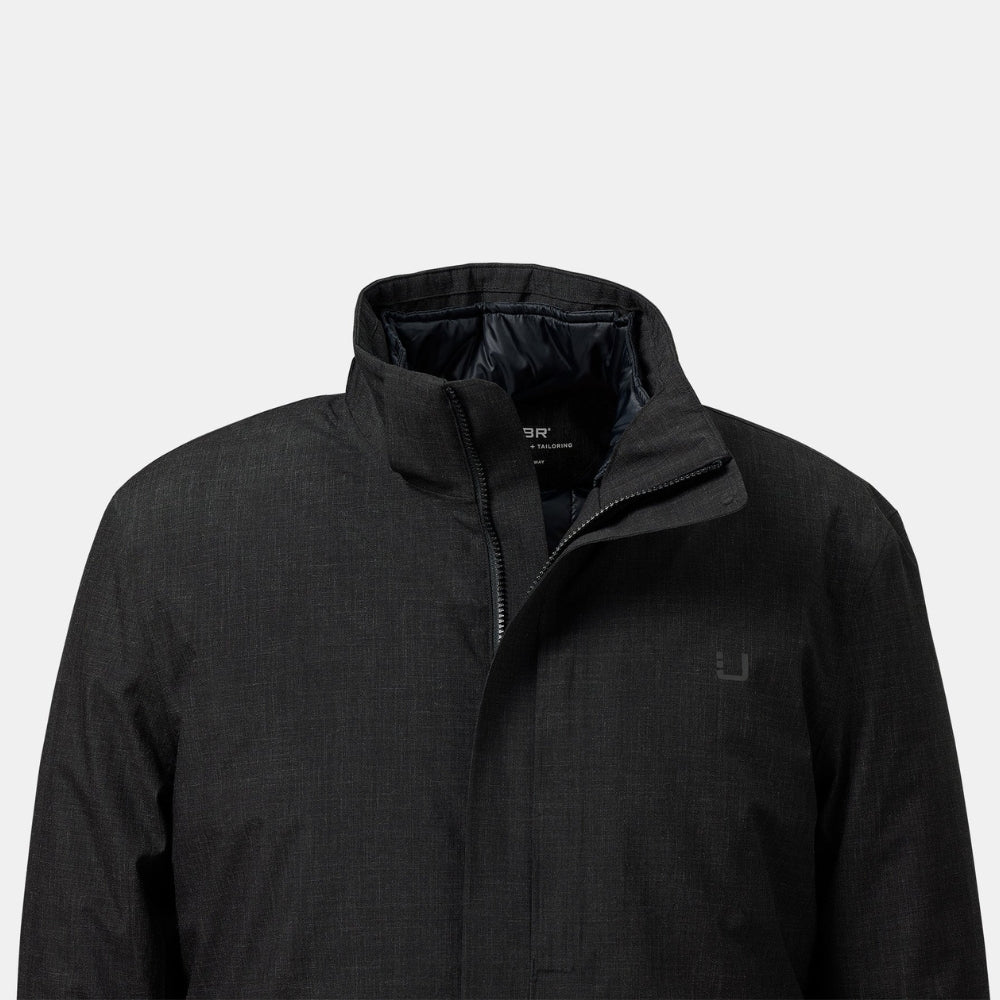 UBR BLACK STORM COAT Charcoal Melange