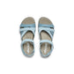 New Feet Sandal m/ velcro Suede Blue