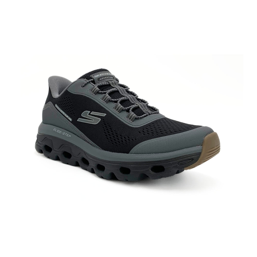 Skechers Herre Sneakers Glide-Step Black m/grå kant