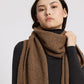 RETHINKIT Wool Tørklæde Brun melange