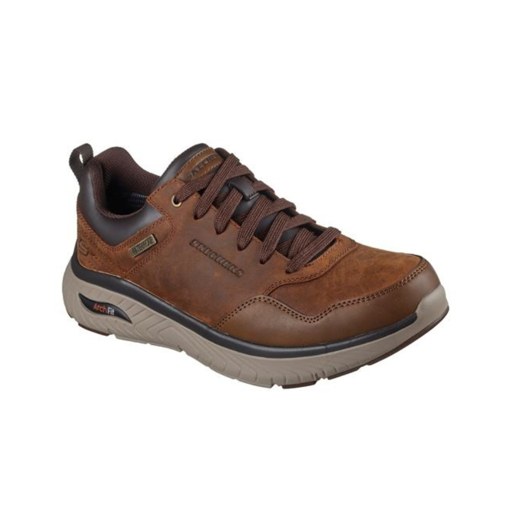 Skechers Herre Sko Slip In Oilskind Brun