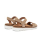 Ara Sandal Kent m/velcro Metallic Sand