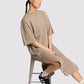 RETHINKIT Light Sweat Tee Dress Warm Grey