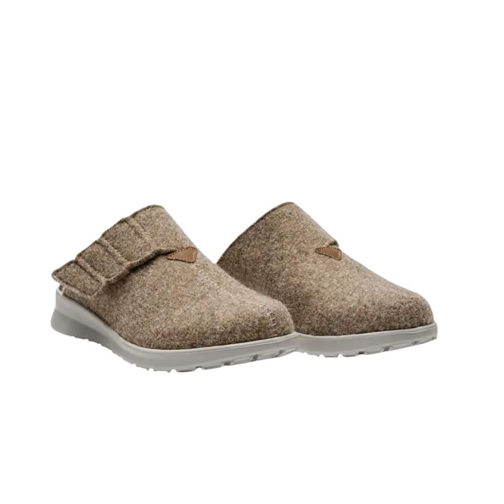 New Feet Hjemmesko m/velcro Brown