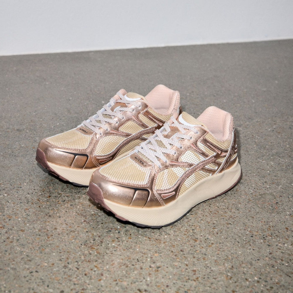 WODEN Sneaker Josephine Rose Metalic