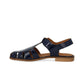 Angulus Fisherman Sandal Flora Lak Navy