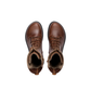 New Feet 3/4 Lang støvle m/snøre og lynlås Chestnut