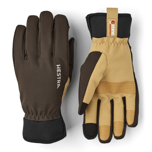 Hestra Herre CZone Contact Glove 5 finger Dark  Forest