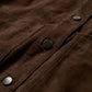 DEPECHE TonjaDep Suede Oversize Shirt Dusty Brown