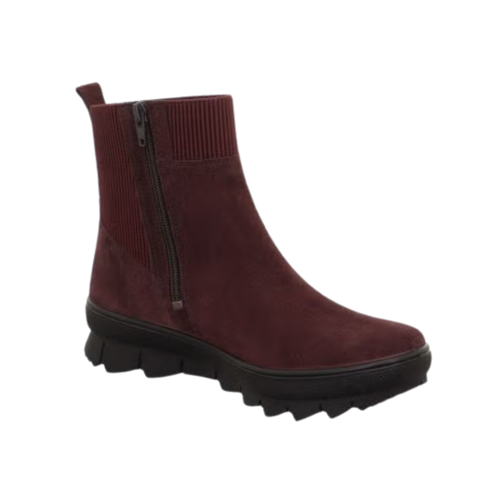 Legero Goretex Støvle Novara Lynlås Dark Cherry