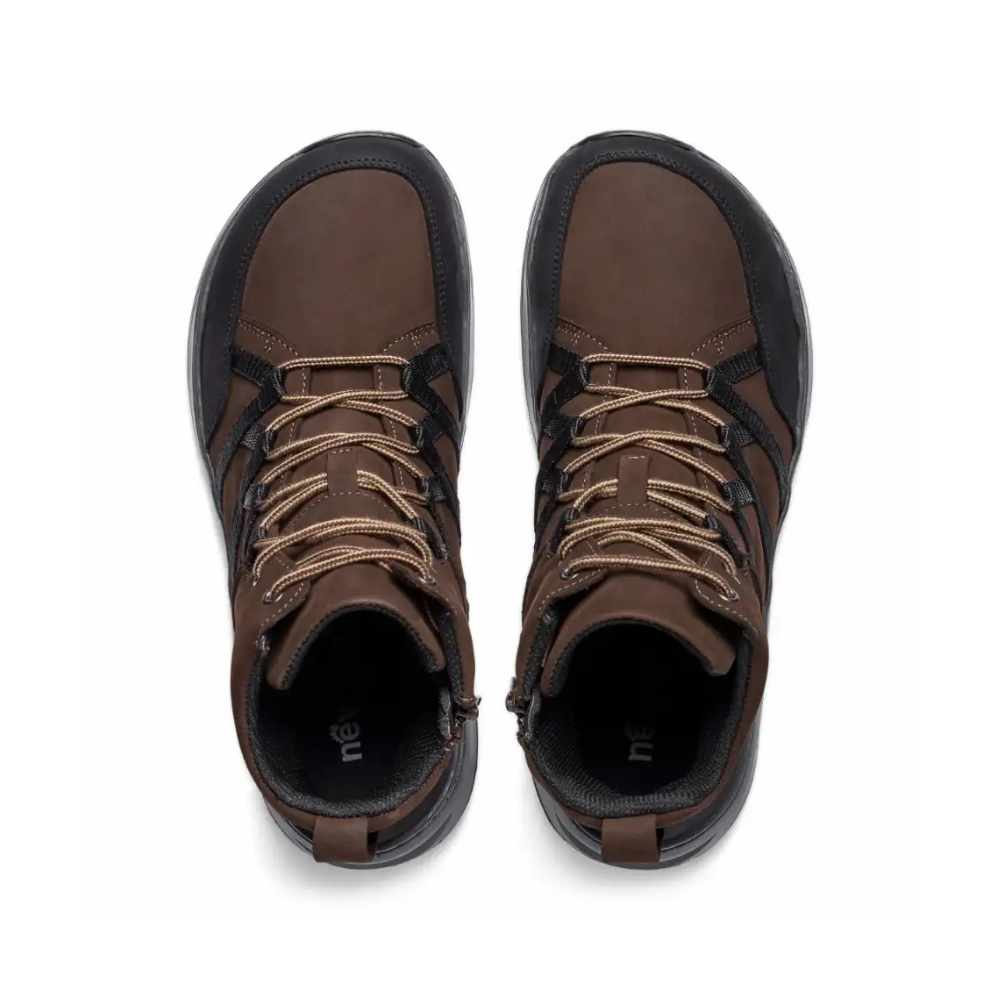 New Feet Herre Snøre Støvle m/lynlås Brown