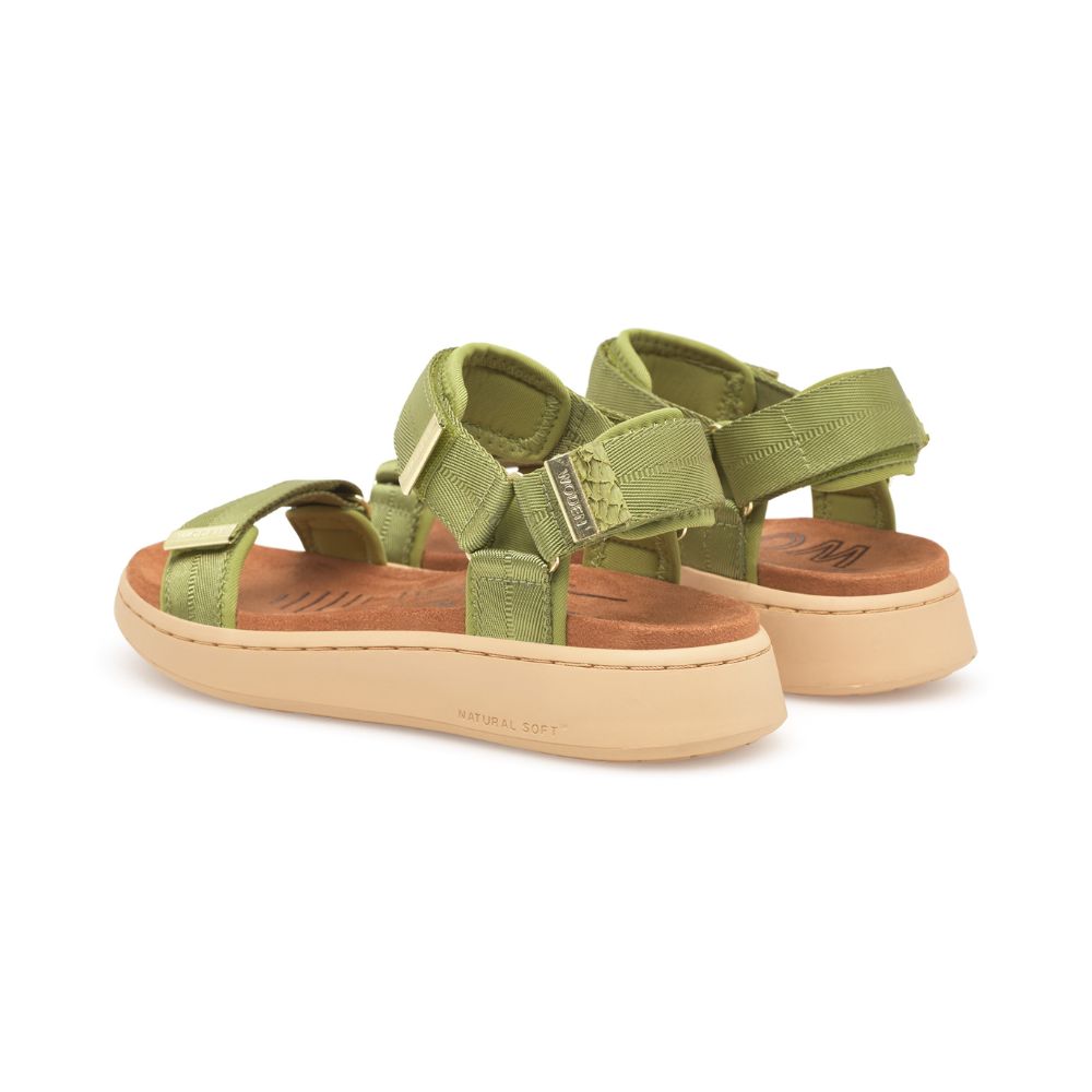 WODEN Sandal Line Bambus Green