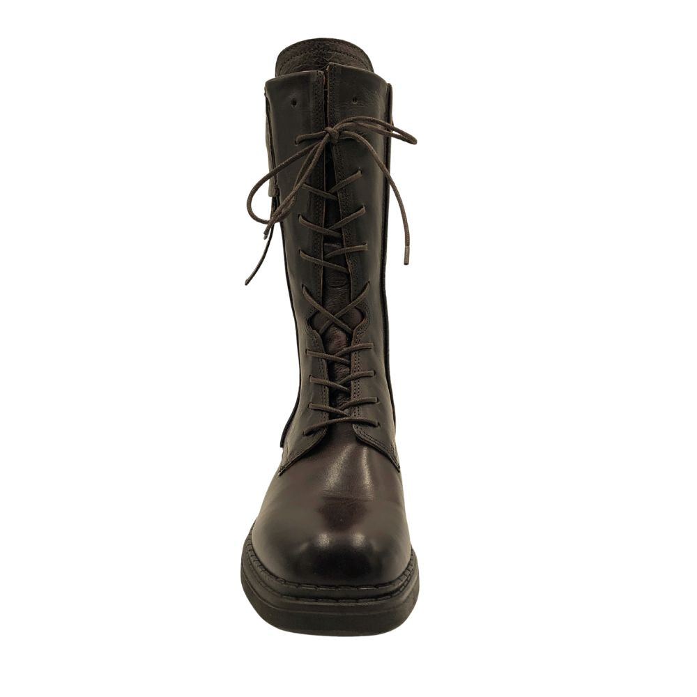 A.S. 98 Støvle halvlang m/snøre og lynlås Ebano