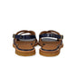 Angulus Sandal m/hælrem flettet Lak Navy