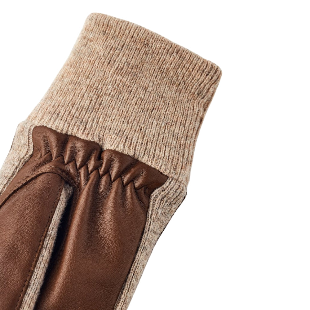 Hestra Dame Skindhandske Jeanne Light Brown