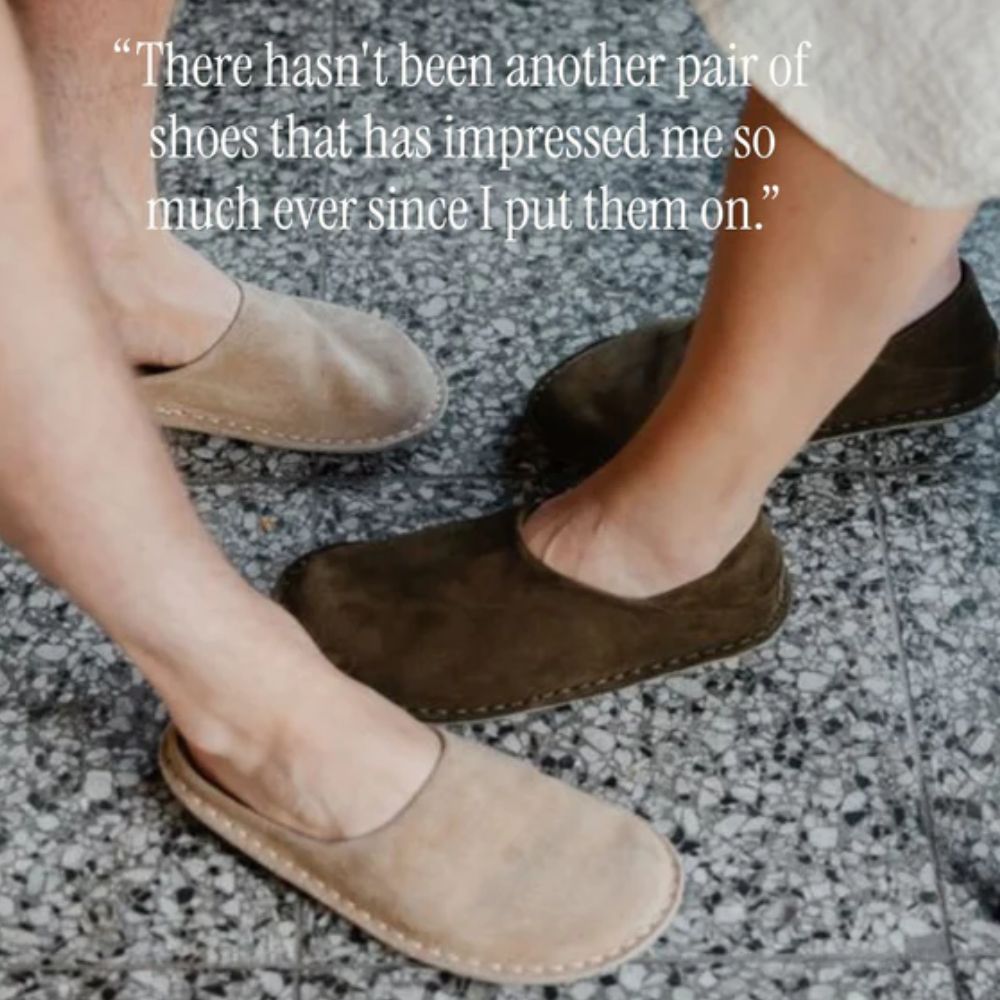 VIBA Tøffel Zuma Bio Suede Khaki