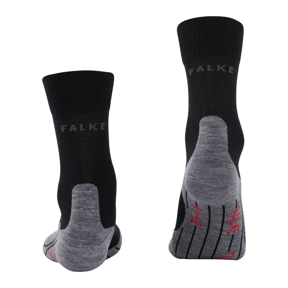 FALKE TK5 Women Trekking Socks Black/Grey