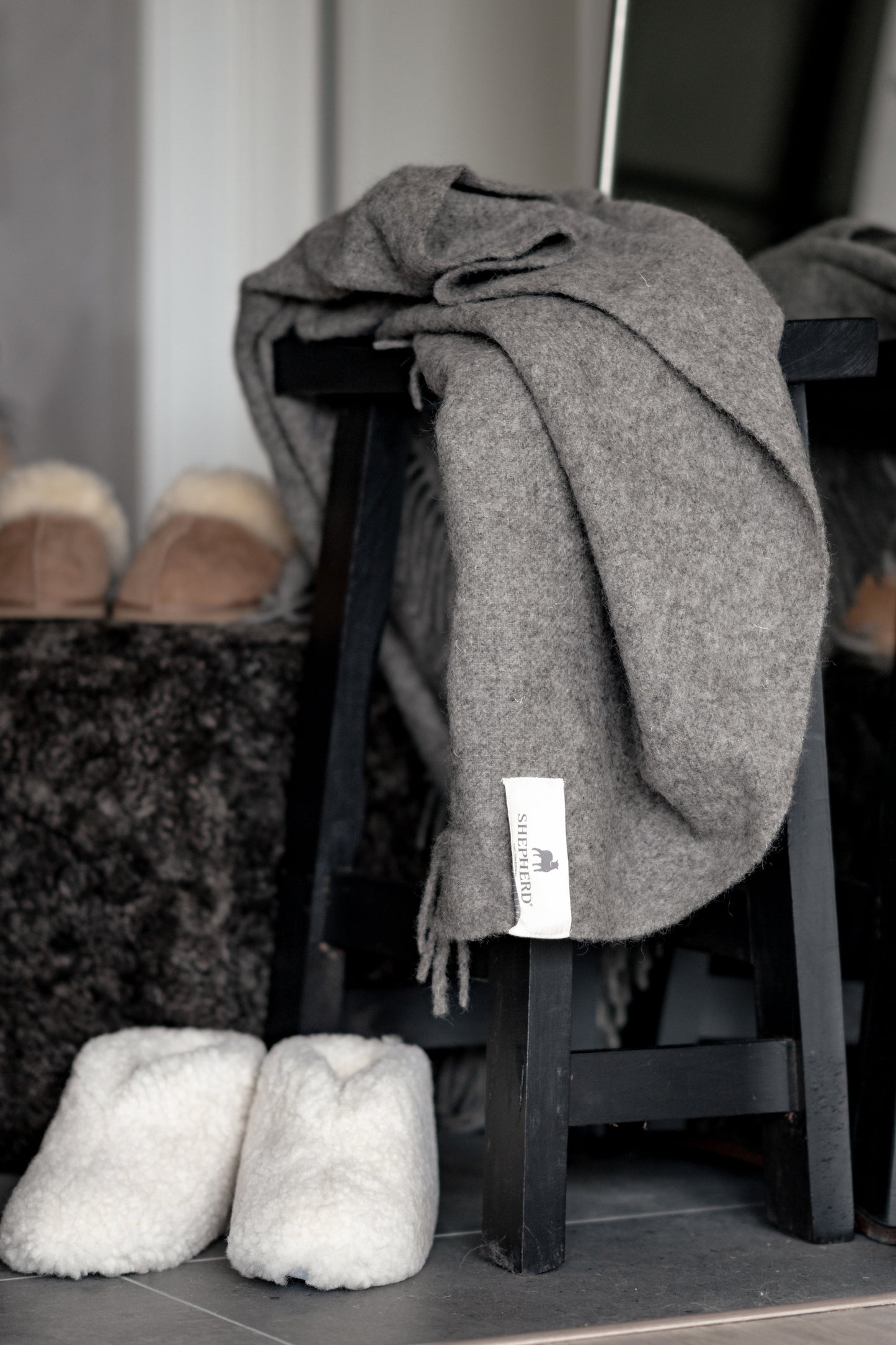 Shepherd Uldplaid Leia 130x200