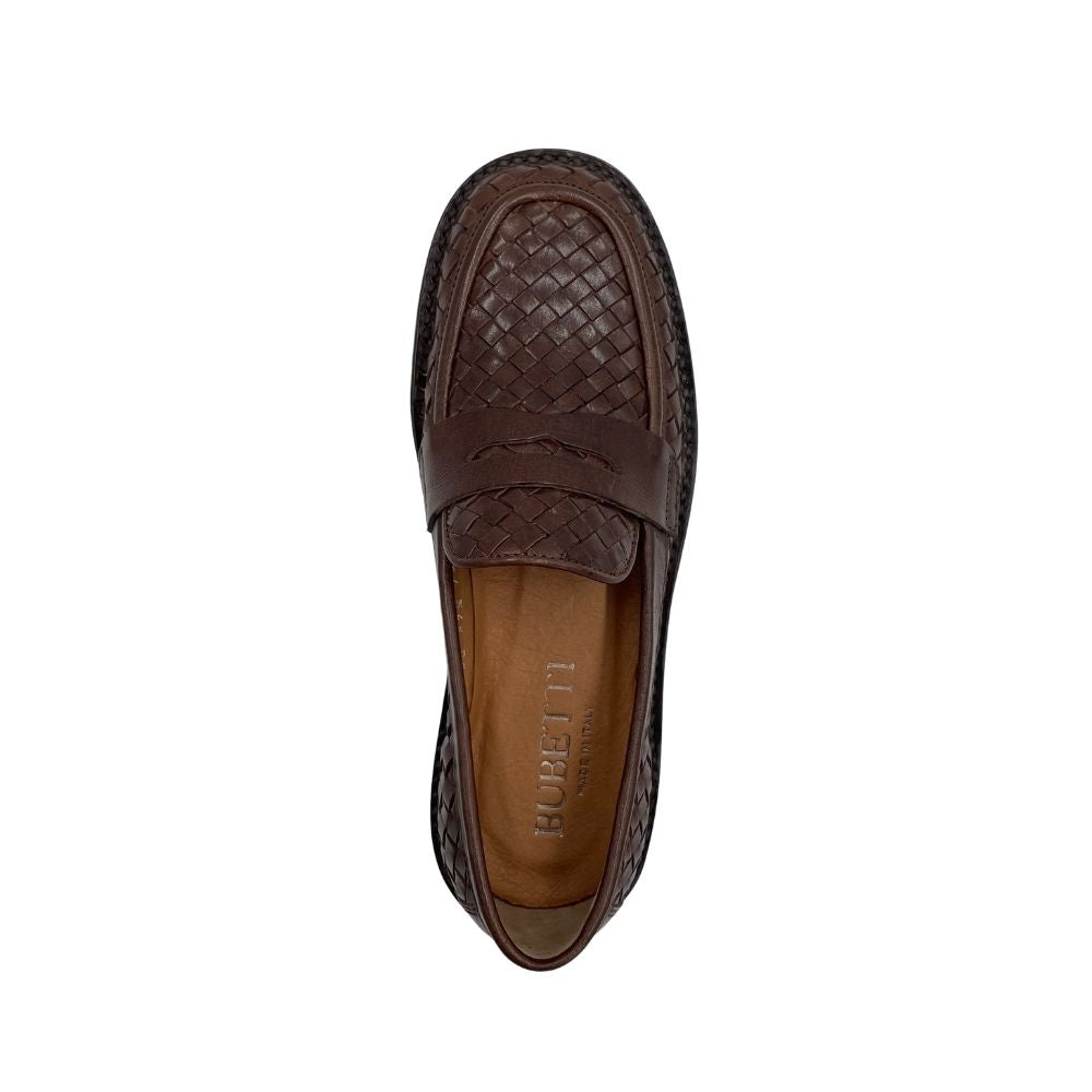 Bubetti Loafer i Flet Tobaksbrun
