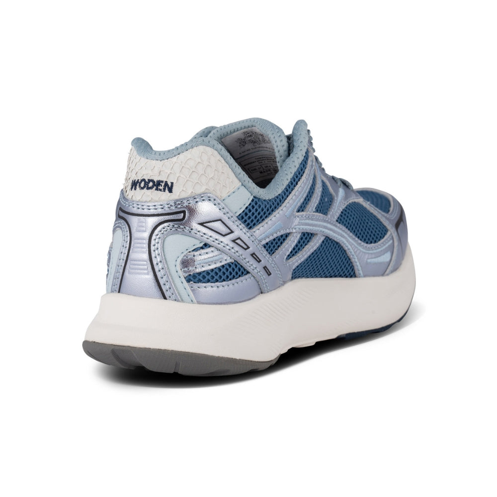 WODEN Sneaker Josephine Ice/Blue  Metalic