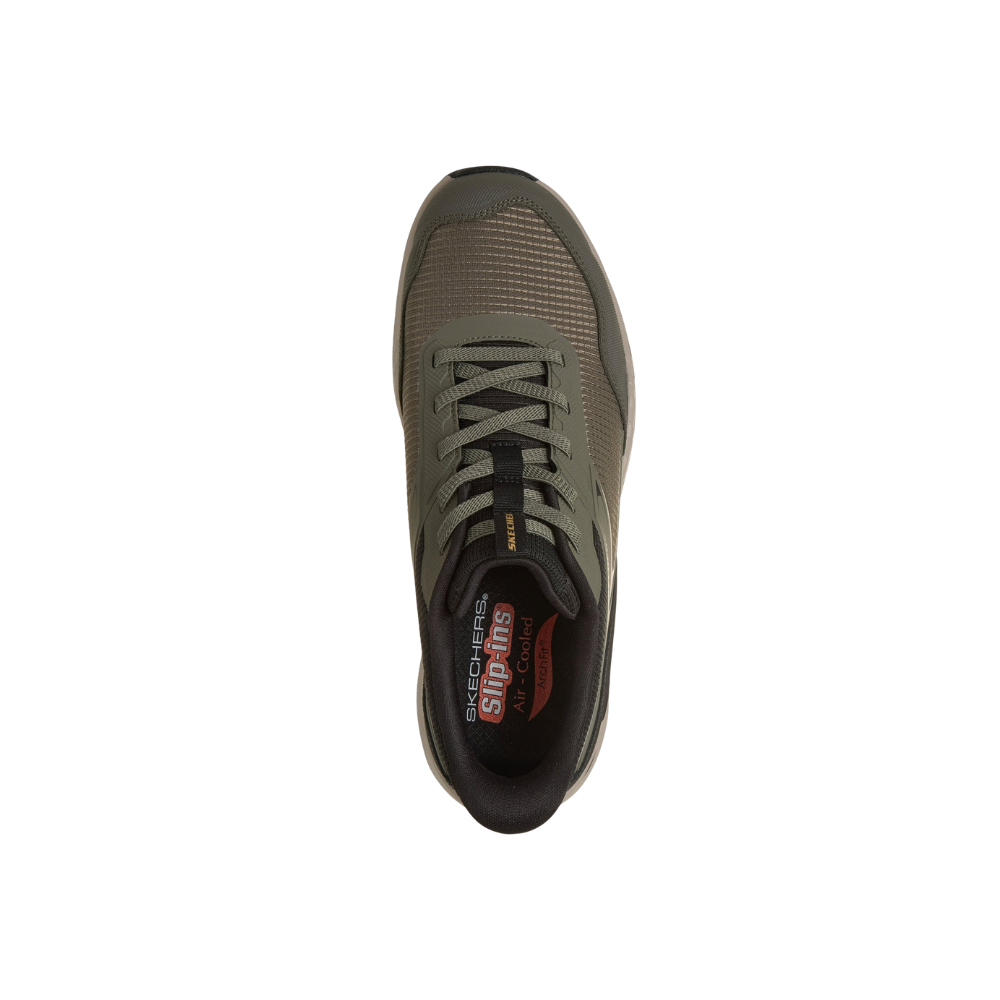 Skechers Herre Sko Slip In Arch Fit Orvan Ultra Talon Oliven