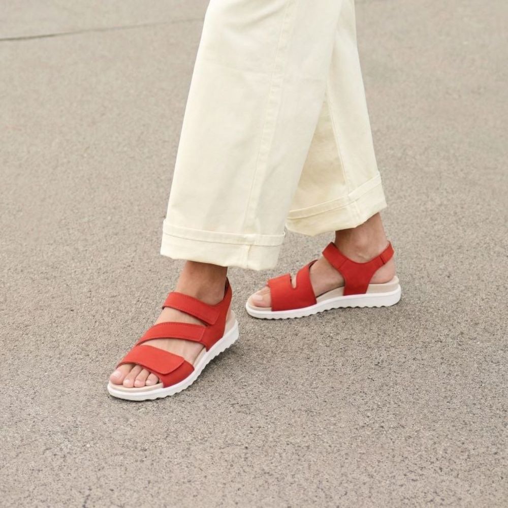 Legero Sandal m/velcro Move Rød