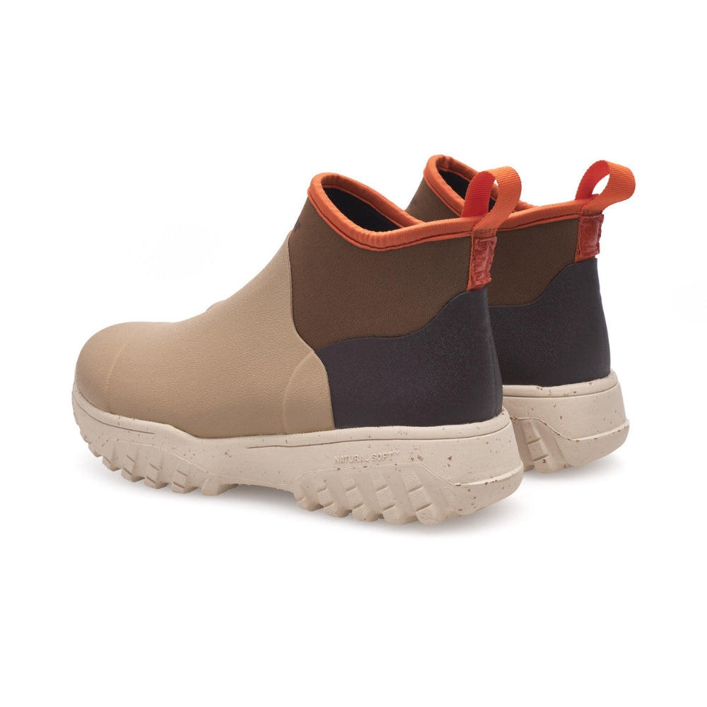 Woden Gummistøvle Irene Coffee Creme Multi