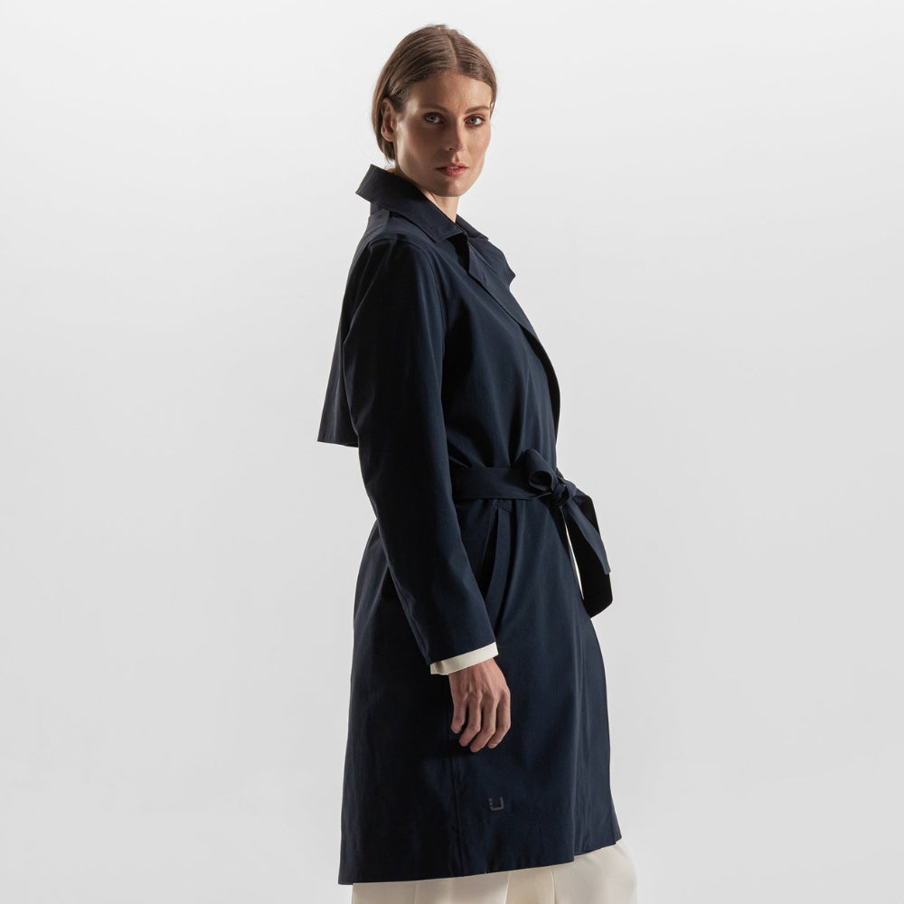 UBR Skylar Trench Coat Navy