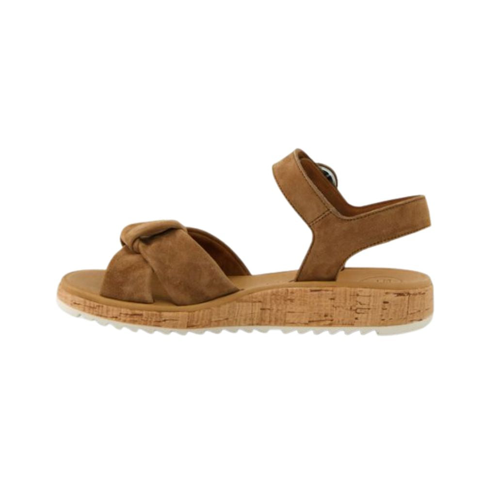 Paul Green Sandal m/velcro og knude Nut