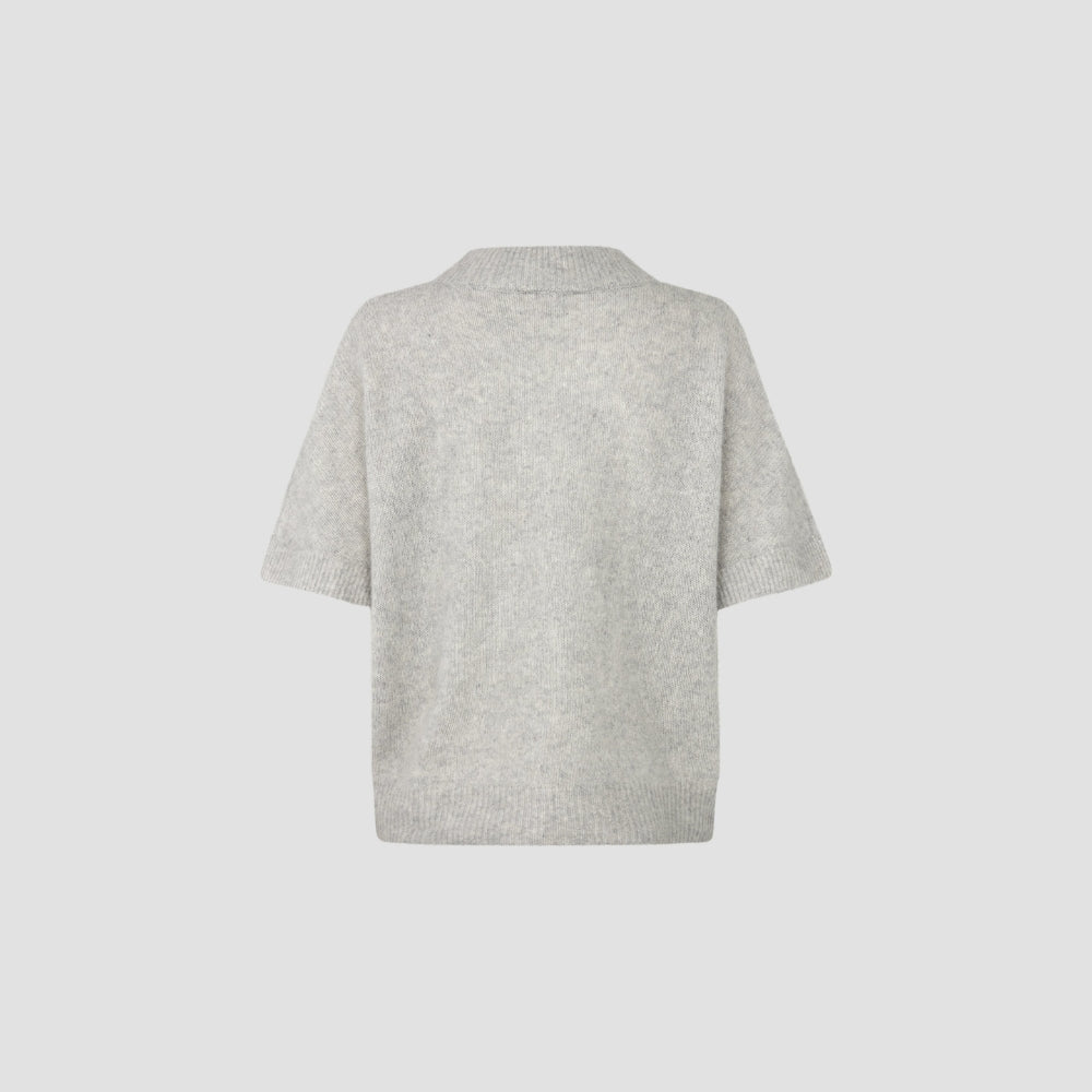 Six Ames Vaskebjørnsstrik Doanna LightGrey Melange