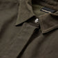 DEPECHE TennaDep Suede Shirt Khaki
