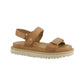Paul Green Sandal m/velcro Brown