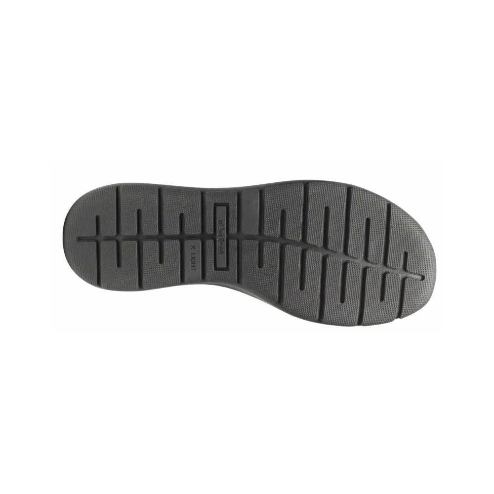 new feet herresandal m/ 2 velcro Suede Tanned