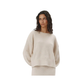Six Ames Vaskebjørnsstrik Malou Oatmeal Beige