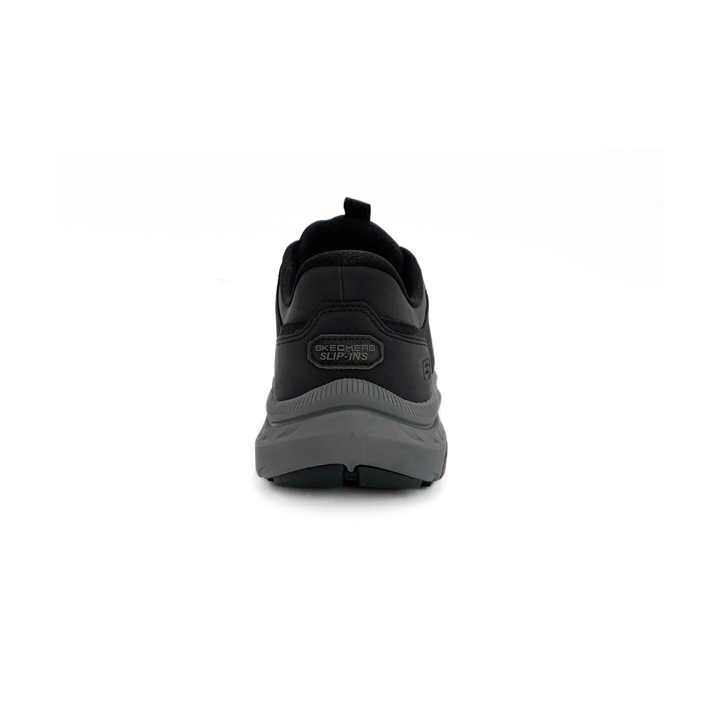 Skechers Slip In herresko Skind Sort