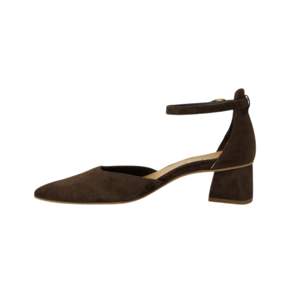 Paul Green Pumps m/ rem Suede Brown/Moro