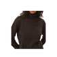 Six Ames Vaskebjørnsstrik Jade Espresso Brown