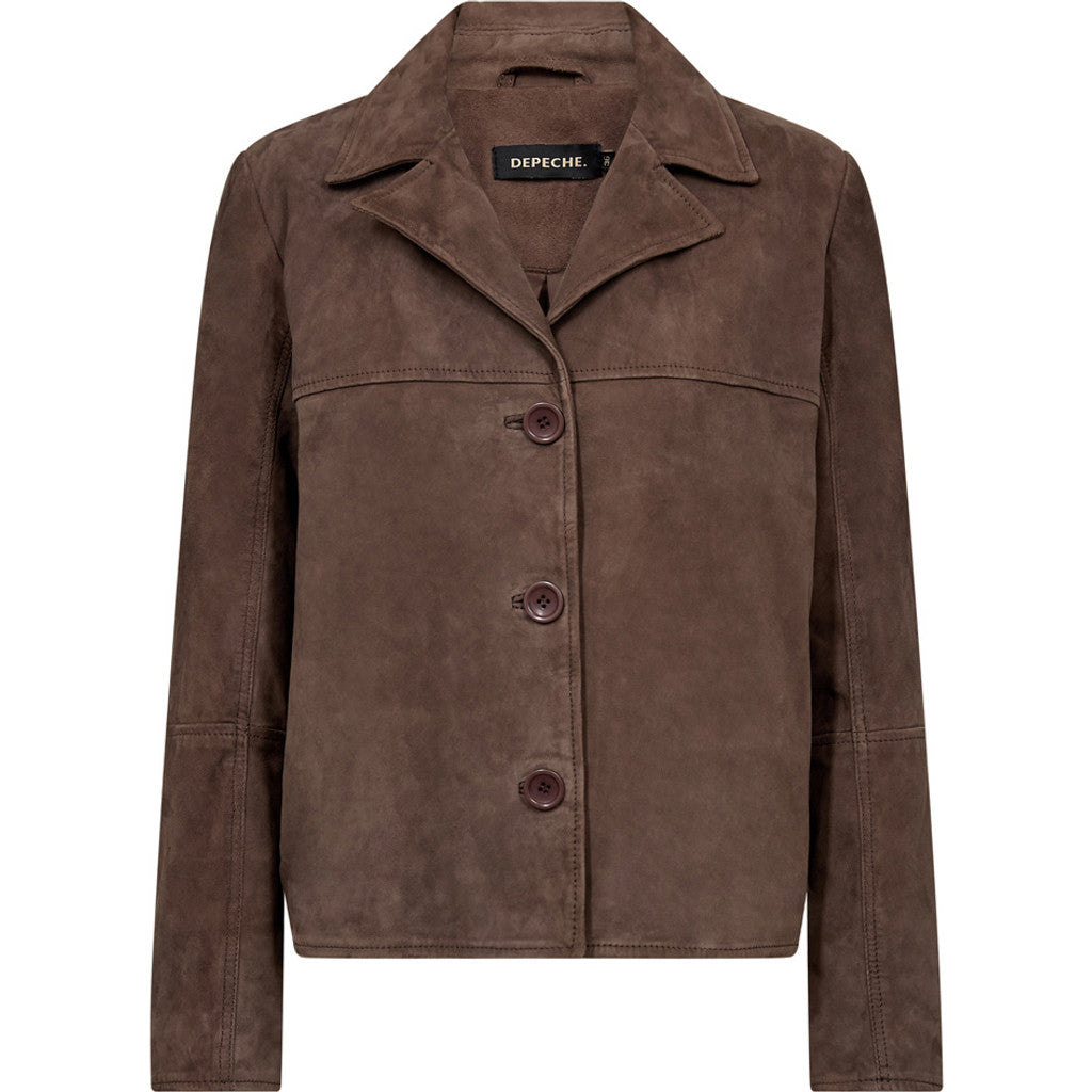Depeche Vally Suede Jacket Deer