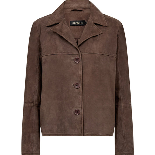 Depeche Vally Suede Jacket Deer
