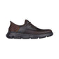 Skechers Herre Slip in Brown Leather