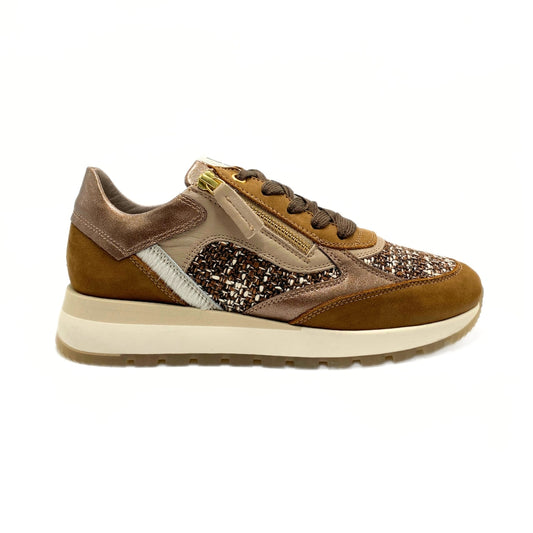 DL Sport Sneaker m/lynlås Light sole Vitello Chanel Cuoio