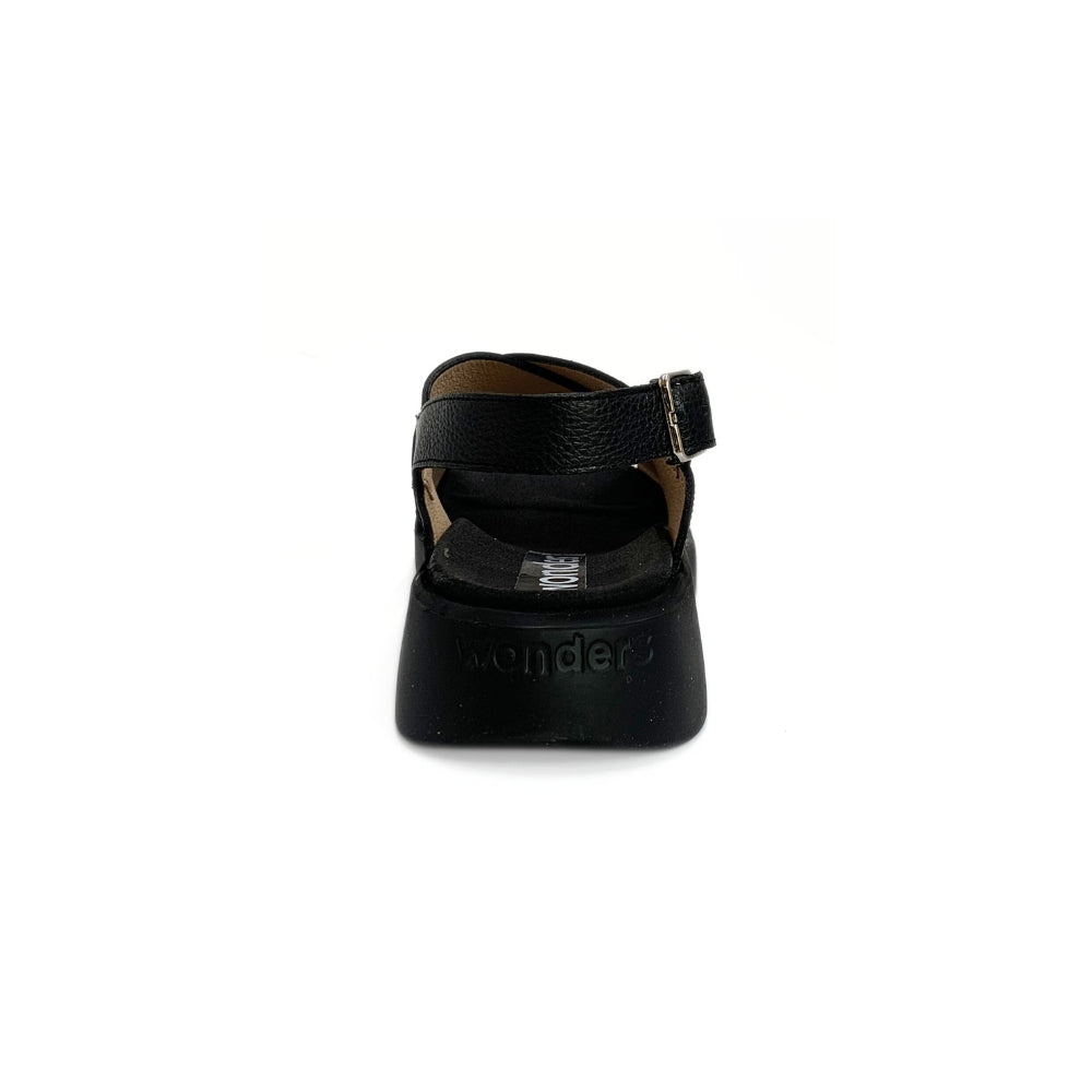 Wonders Sandal blød m/krydsrem Negro