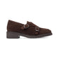 Unisa Sko m/spænder Erling Mid Brown