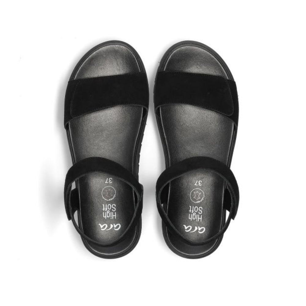 ara sandal Kent m/velcro Schwarz