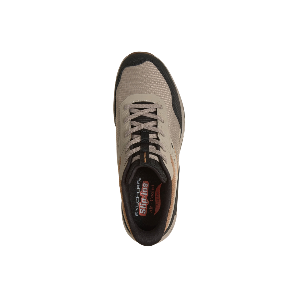 Skechers Herre Sko Slip In Waterproof Olive