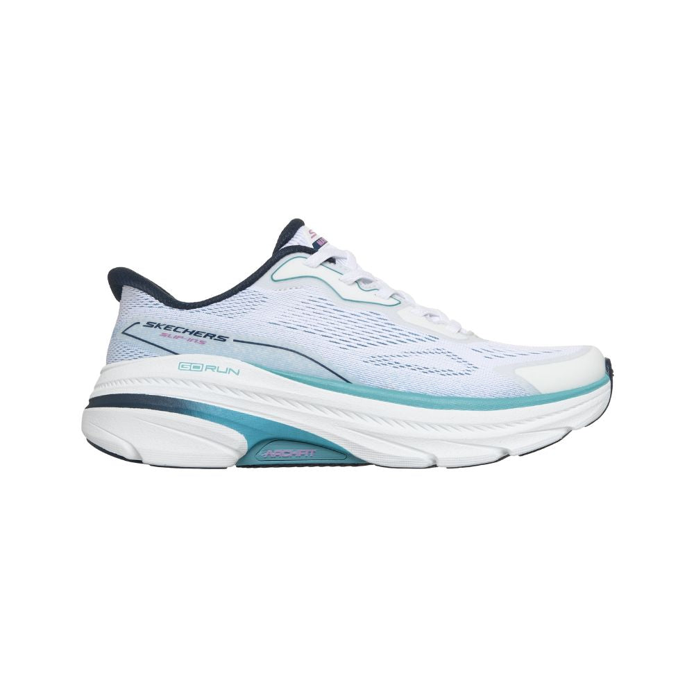 Skechers Sneakers Dame Max Cushioning Arch Fit White Aqua
