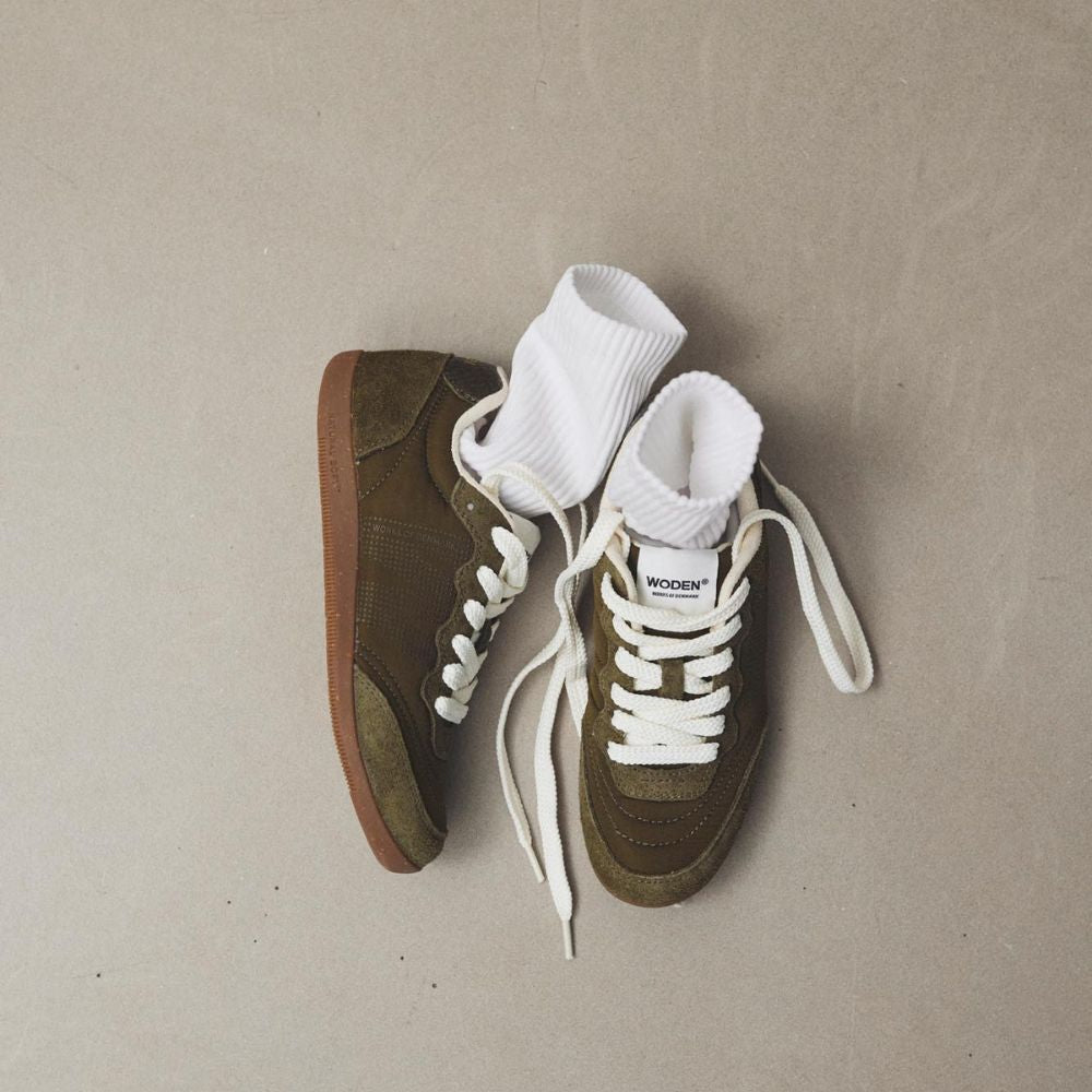 WODEN Sneaker Nanna Dark Olive