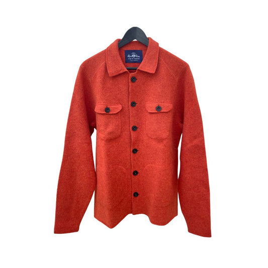 Alan Paine Ferndale Explorer Knitted Shirt Ember