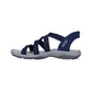 Skechers Sandal Dame Slip in Reggae Slim Stretch Flex Navy